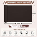 KING MOUNTAIN Leather Repair Patch, 16 x 60 Inches self Adhesive Leather Repair - Image 4
