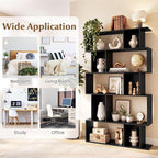 Giantex 5-Tier Bookshelf, 10-Cube Geometric Book Case - Image 6