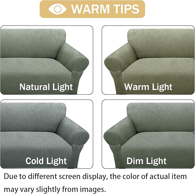 Sofa Slipcover with 2 Pillow Cover - Image 6