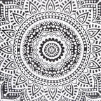 Mandala Floor Pillow Cover Meditation Cushion Seating Throw Hippie Round - Image 8