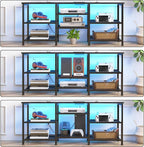 YGEOMER Entertainment Center for TVs Up to 55 Inch, Entertainment Stand - Image 3