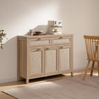 SICOTAS Rattan Sideboard Buffet Cabinet - Image 3