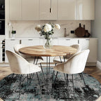 RELEANY Washable Area Rugs 8ft Non-Slip Modern Abstract Soft - Image 2