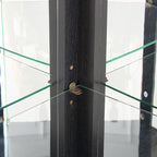 Corner Curio Cabinet, 150lbs Heavy Duty Glass Display Cabinet - Image 3