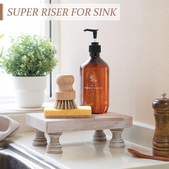 EOSAHR Farmhouse Riser for Room Decor : Decorative Pedestal Stand For Display - Image 5