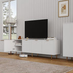 Mid Century Modern TV Stand for 80 Inch TV, Entertainment Center - Image 5
