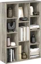 Furinno LUDER Book Shelf, 11-Cube Bookshelf, Reversible Bookcase, 9.4 x 29.1 x by Furinno-FitsYourSpaceFitsYourBudget