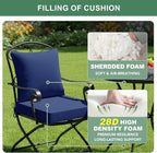 Summsun Outdoor Cushions for Patio Furniture 24 x 24 Inch, Double-Sided - Image 4