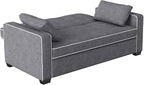 Serta Ainsley 66.5" Convertible Sleeper Loveseat, Full Size, Dreamcoil Comfort - Image 9
