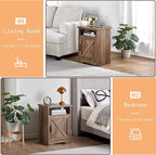 AMERLIFE 3-Piece Farmhouse Table Set Includes Coffee Table& Two End Tables - Image 3