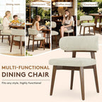 Dining Chairs Set of 4, Modern Upholstered Dining Chairs, Wooden Kitchen Chairs - Image 6