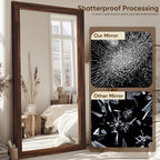 Full Length Mirror, Oversized Stand Up Mirrors Large Wall Mirrors, Wall Mounted - Image 4
