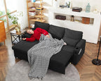 DURASPACE Sofa Bed Sleeper Pull Out 2 in 1 Sectional Sleeper Sofa Couches - Image 3
