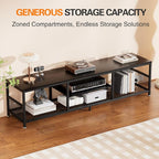 VECELO TV Stand with Power Outlets - Image 9