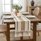 FEXIA Boho Table Runner with Tassels 12x90 Inches - Image 8
