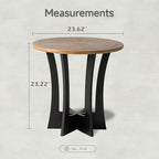COZAYH Farmhouse Round End Table X 2P - Image 3