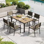 Aoxun 7-Piece Patio Table and Chairs Set by Aoxun