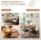 Zesthouse Natural Rattan Dining Chairs Set of 6, Modern Dining Room Chairs - Image 8