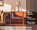 32-Inch 2-Tier Metal Bookcase, Open Shelf Storage Organizer - Image 5