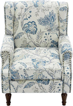 Pia Ricco High Back Floral Accent Chair - Image 6