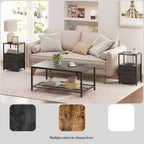 TUTOTAK End Table with Charging Station, Night Stand, Side Table with 2 USB - Image 7