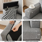 Oversized Living Room Chairs Set of 2, Comfy Accent Chair - Image 8