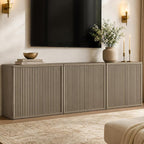 SICOTAS Buffet Cabinet with Storage 138.4" Sideboard Accent Modern Credenza - Image 8