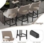 VKNOW Bar Stools Set of 4, Modern Counter Stools - Image 7