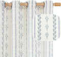 BGment Navy Blue Vintage Floral French Country Curtains 72 Inch Length by BGment