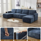 44.2" Chenille Oversized Chair - Image 5