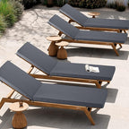 Chaise Lounge Cushion Outdoor, Waterproof and Stain-Resistant Lounge Deck - Image 6