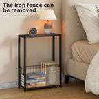 Homleke Narrow Side Tables Set of 2 - Image 7