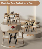 Round Kitchen Tables for 2-4, 31.5" Small Dining Tables - Image 5