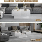 Marble Modern Coffee Table - Image 4
