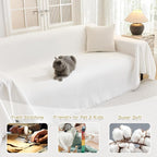 MYSKY HOME Couch Cover for Dogs Washable Couch Covers for 3 Cushion Couch Sofa - Image 2