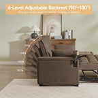Auvsoce 65'' Convertible Sleeper Sofa Bed - Image 8