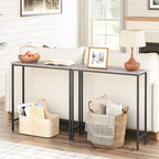 HOOBRO Narrow Console Table, 29.5" Small Entryway Table, Thin Sofa Table - Image 5