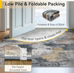 RELEANY Washable Area Rugs 6'x9' Non-Slip Modern Abstract Soft - Image 6