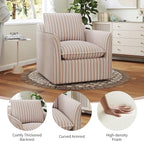 INZOY Swivel Accent Square Chair - Image 3