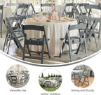 Flash Furniture Hercules Kids Gray Resin Folding Chair - Image 5