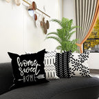 YCOLL Pillow Covers 22x22 Set of 4, Modern Sofa Throw Pillow Cover, Decorative - Image 3