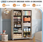 WLIVE Tall Dressers for Bedroom - Image 4