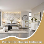 Kings Brand Furniture Claire 6-Piece King Size Bedroom Set - Image 7