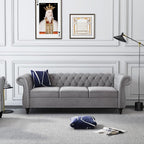 QHITTY 2 Piece Living Room Set, Sectional Chesterfield Sofa Chair Contemporary - Image 7