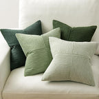 MIULEE Spring Green Decorative Throw Pillow Covers 18x18 Inch Set of 4 Boho - Image 4