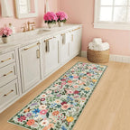 Runner Rug for Entryway: 2.6x8 Kitchen Rugs Non Slip Washable Ultra-Thin Soft - Image 5