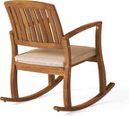 Christopher Knight Home Selma Acacia Rocking Chairs - Image 10