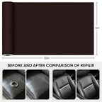 Leather Repair Tape, 16 x 30 Inches Self Adhesive Leather Repair Patch，Leather - Image 2