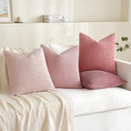 MIULEE Aesthetic Pink Spring Decorative Pillow Covers 20x20 Inch Set of 4 - Image 2