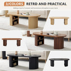 Oval Fluted Coffee Table - Image 4
